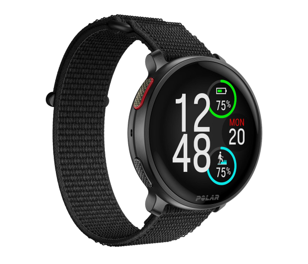 POLAR VANTAGE V3 Czarno-Czarny S-L + pasek pomarańczowy - 1310008 - zdjęcie 3